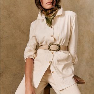 Sézane Ecru Will Jacket